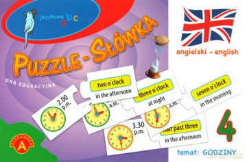 Puzzle - Słówka (angielski - godziny) [GRA]