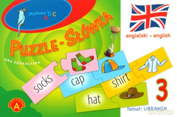 Puzzle - Słówka (angielski - ubrania) [GRA]