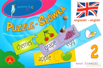 Puzzle - Słówka (angielski - żywność) [GRA]