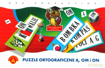 Puzzle ortograficzne ą, om i on [GRA]