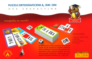 Puzzle ortograficzne ą, om i on [GRA]