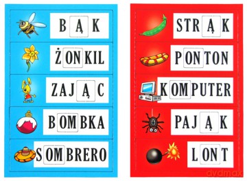 Puzzle ortograficzne ą, om i on [GRA]
