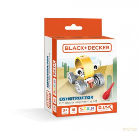 Samochód terenowy do składania Black+Decker EK041-BD STANLEY Jr