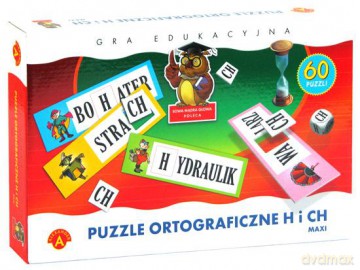 Puzzle ortograficzne h i ch - MAXI [GRA]