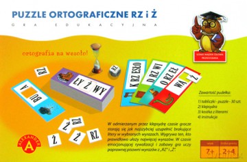 Puzzle ortograficzne rz i ż [GRA]