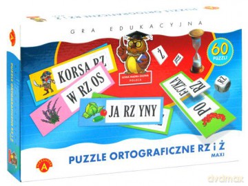 Puzzle ortograficzne rz i ż - MAXI [GRA]