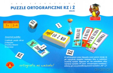 Puzzle ortograficzne rz i ż - MAXI [GRA]