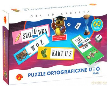 Puzzle ortograficzne u i ó - MAXI [GRA]