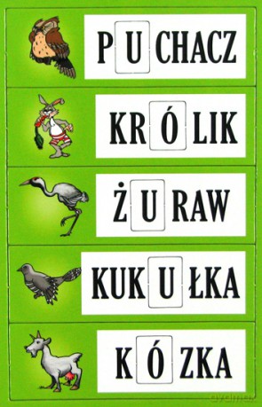 Puzzle ortograficzne u i ó - MAXI [GRA]