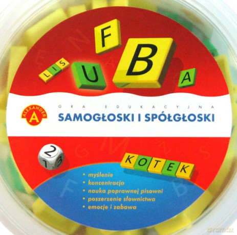 Samogłoski i spółgłoski w wiaderku [GRA]