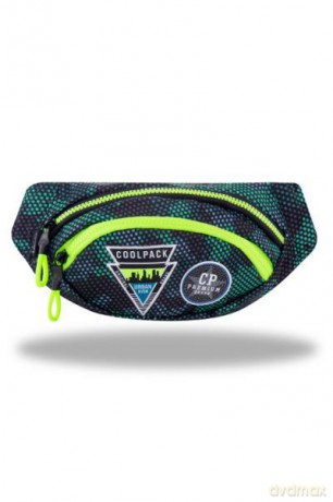Saszetka nerka Albany Green Badges B B75151 CoolPack
