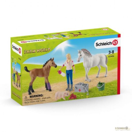 Schleich 42486 Odwiedziny weterynarza [FIGURKA]