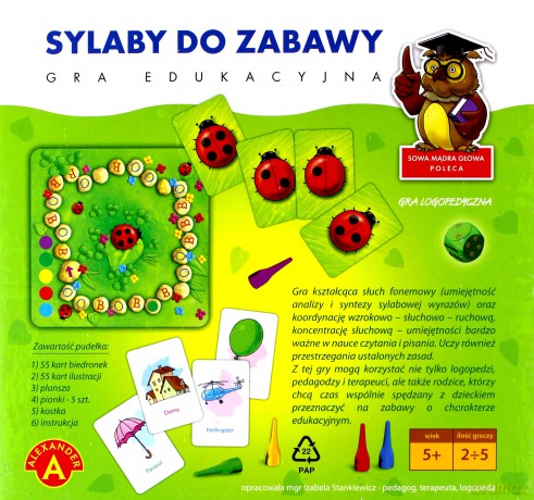 Sylaby do zabawy - gra logopedyczna [GRA]
