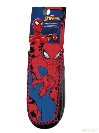 Skarpetki anty-poślizgowe, 3 szt., rozmiar 27/30 31/34 35/37, bawełna 75% Spiderman MV15494