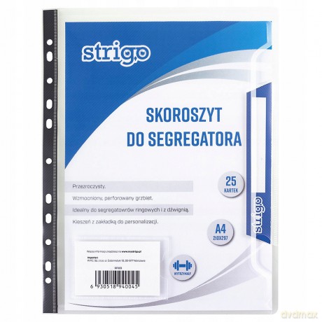 Skoroszyt do segregatora PP A4