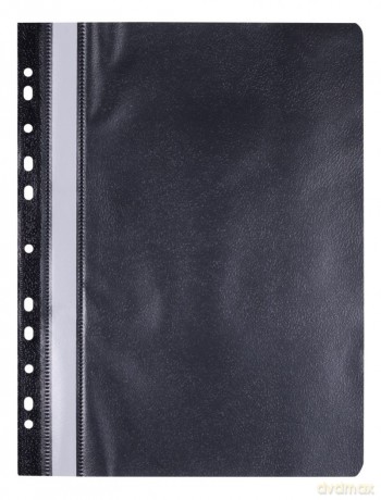 Skoroszyt OFFICE PRODUCTS PP A4 miękki 100/170mikr. wpinany, czarny