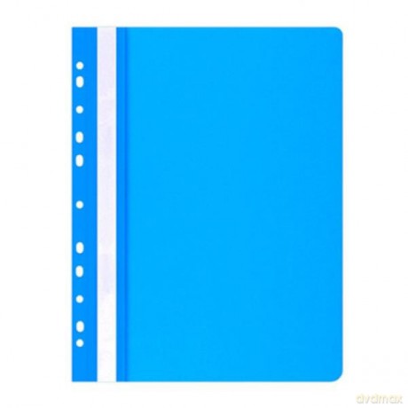 Skoroszyt OFFICE PRODUCTS PP A4 miękki 100/170mikr.wpinany, niebieski