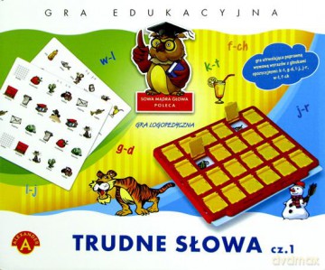 Trudne słowa - cz. 1 - gra logopedyczna [GRA]