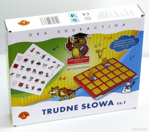 Trudne słowa - cz. 1 - gra logopedyczna [GRA]
