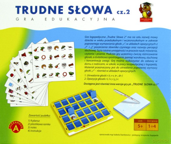 Alexander Gra Trudne słowa - cz. 2 - gra logopedyczna [GRA]