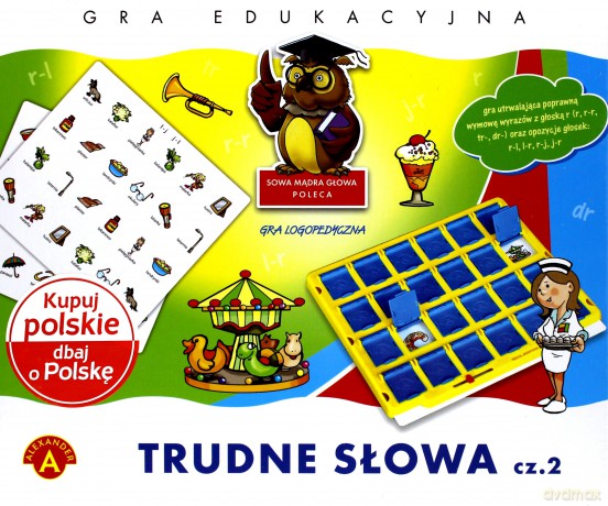 Alexander Gra Trudne słowa - cz. 2 - gra logopedyczna [GRA]