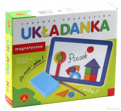 Układanka magnetyczna z tablicą [GRA]