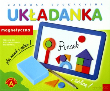 Układanka magnetyczna z tablicą [GRA]