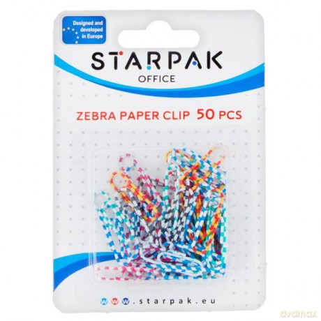 Spinacz metalowy ZEBRA 50szt.