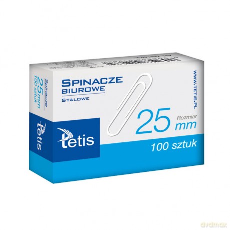Spinacze biurowe 25mm (100szt).
