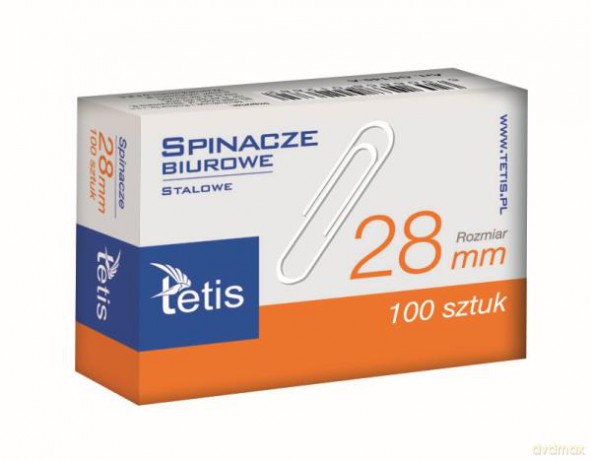 Spinacze biurowe 28mm (100szt).