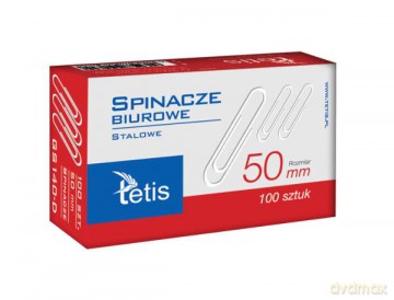 Spinacze biurowe 50mm (100szt).