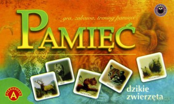 Układanka pamięciowa DZIKIE ZWIERZĘTA dla dzieci [GRA]