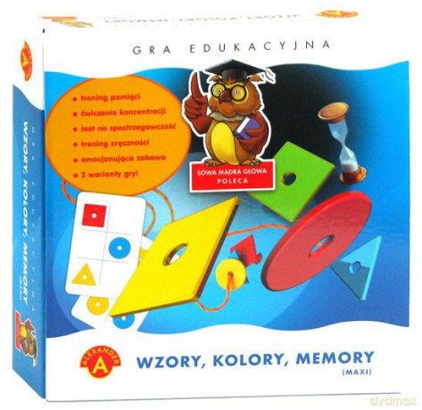 Wzory, kolory, memory - MAXI [GRA]