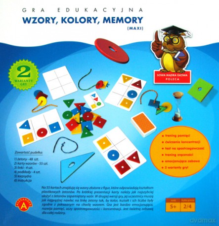 Wzory, kolory, memory - MAXI [GRA]
