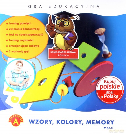 Wzory, kolory, memory - MAXI [GRA]