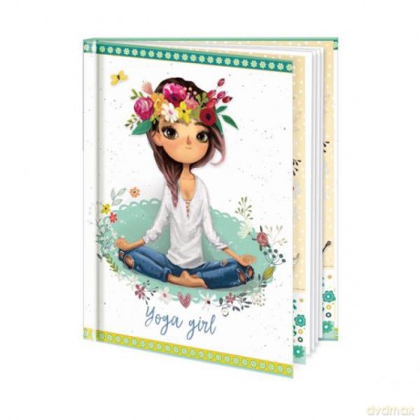 Szkicownik 13,5 x 17,5 cm Yoga girl