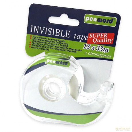 Taśma invisible, niewidoczna 18mmx33m
