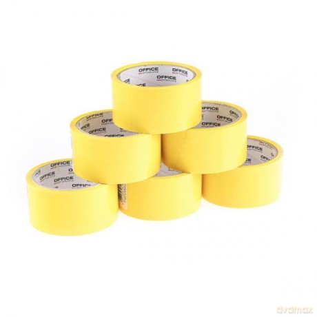 Taśma pakowa żółta 48mmx50Y 36mic OFFICE PRODUCTS