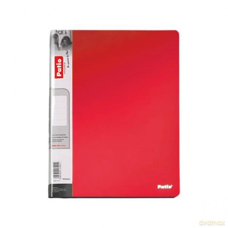Teczka A4 20 koszulek Clear Book czerwona PAT6204
