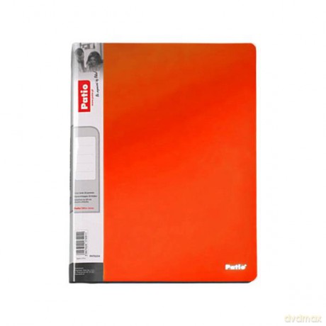 Teczka A4 20 koszulek clear book pomarańczowa PAT6202