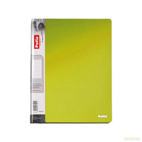 Teczka A4 20 koszulek clear book zielona PAT6205