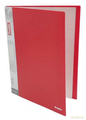Teczka A4 30 koszulek clear book czerwona PAT6304