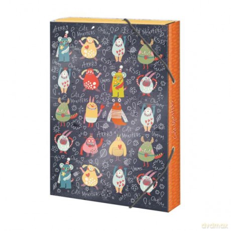 Teczka A4 4 cm Cute Monsters 12310290