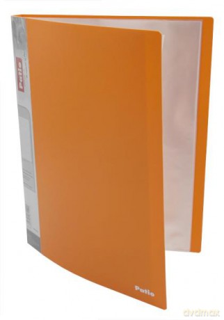 Teczka A4 40 koszulek clear book pomarańczowa PAT6402