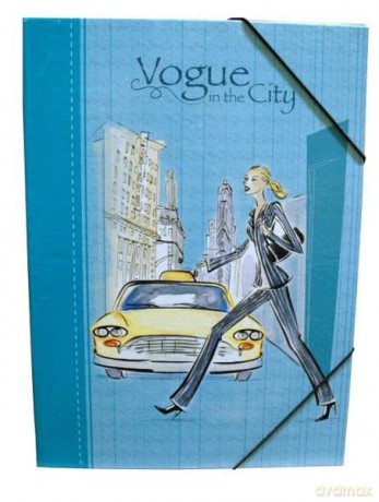 Teczka A4 z gumką VOGUE TO TOP99724