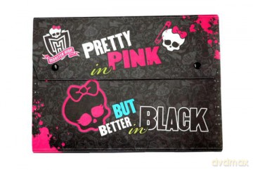 Teczka harmonijkowa PP na napy Monster High.