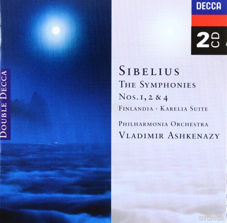 Double Decca: Ashkenazy: Sibelius Symphonies 1/2/4 [2CD]