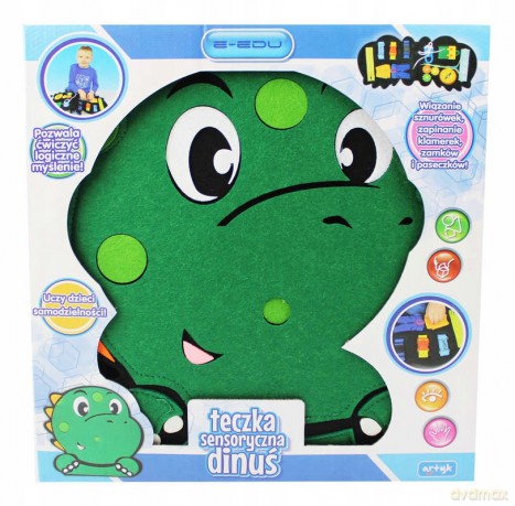 Teczka sensoryczna Dinuś E-Edu 163302