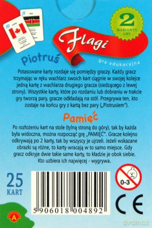 Karty Piotruś FLAGI Alexander [GRA]