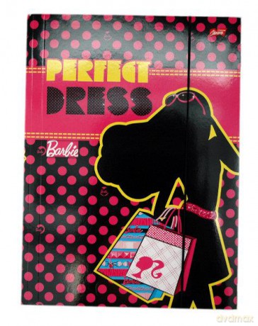 Teczka z gumką A4 Barbie Fashion